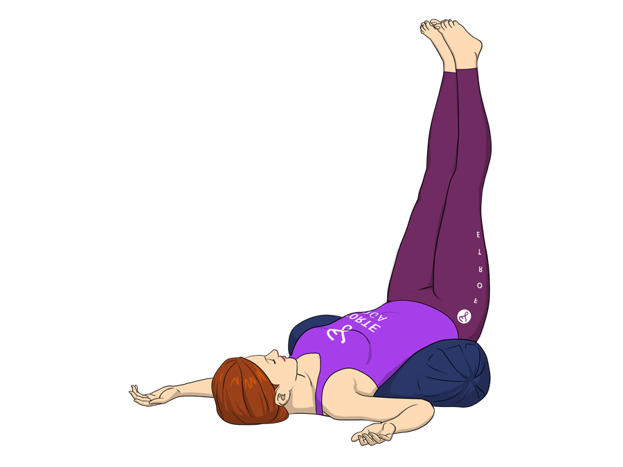 according to the video in this concept, what parts of the body does the viparita  karani pose provide relief - brainly.com